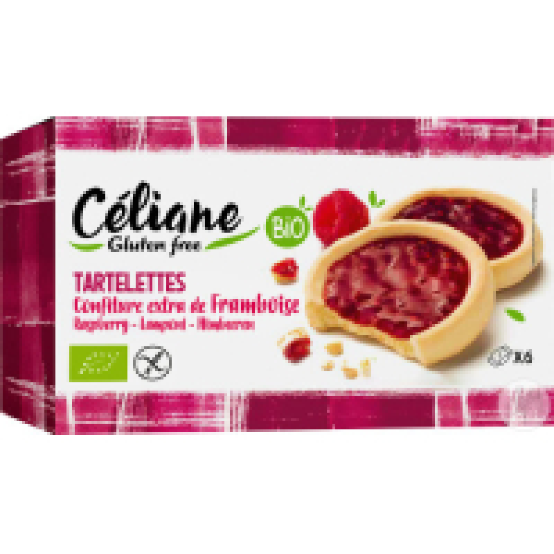 Céliane koekjes met frambozenjam vulling