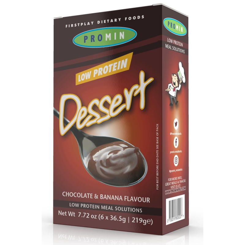 Promin chocola en banaan dessert