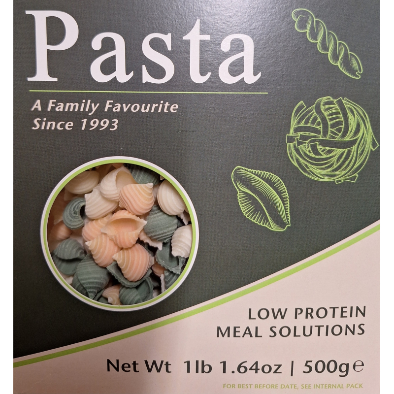 Promin Driekleuren pastaschelpen