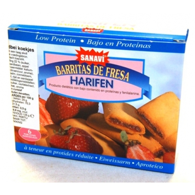 Sanavi Harifen koekjes met aardbei vulling  