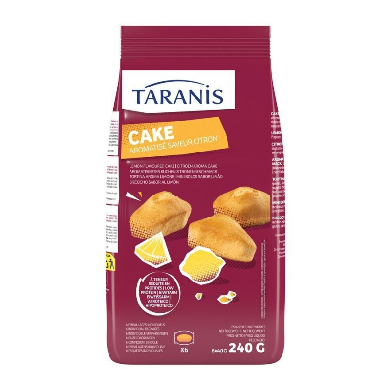 Taranis cakejes met citroensmaak (nieuwe verpakking = zak)