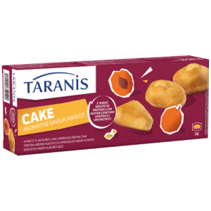 Taranis cakejes met abrikozensmaak 