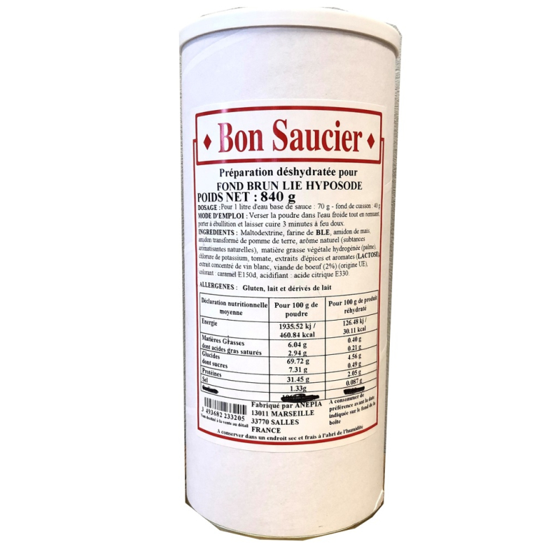 Bon Saucier natriumarme bruine fond 840g